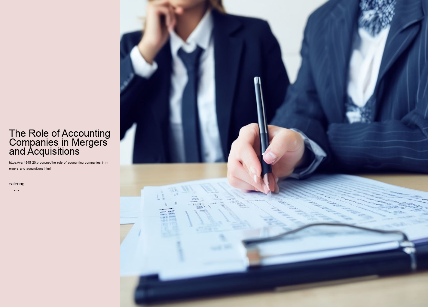 The Role of Accounting Companies in Mergers and Acquisitions